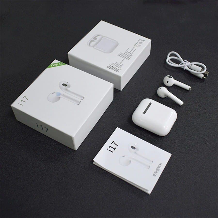 TWS I17 Wireless Touch Bluetooth V5.0 Headset With Charging Box For Android IOS