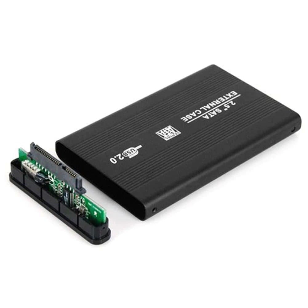 2.5 Inch HDD External Enclosure Case Metal External Storage Box For Sata To USB 2.0 With USB Cable