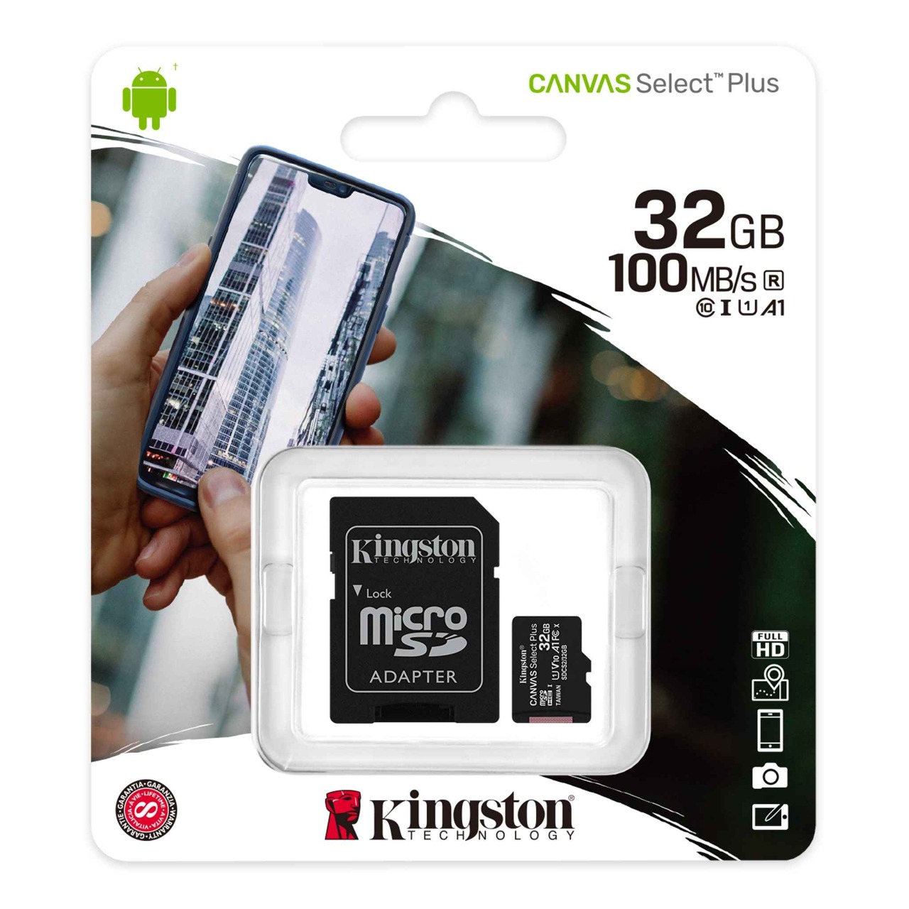 Kingston MicroSD Card Class Cell Phone Memory Card