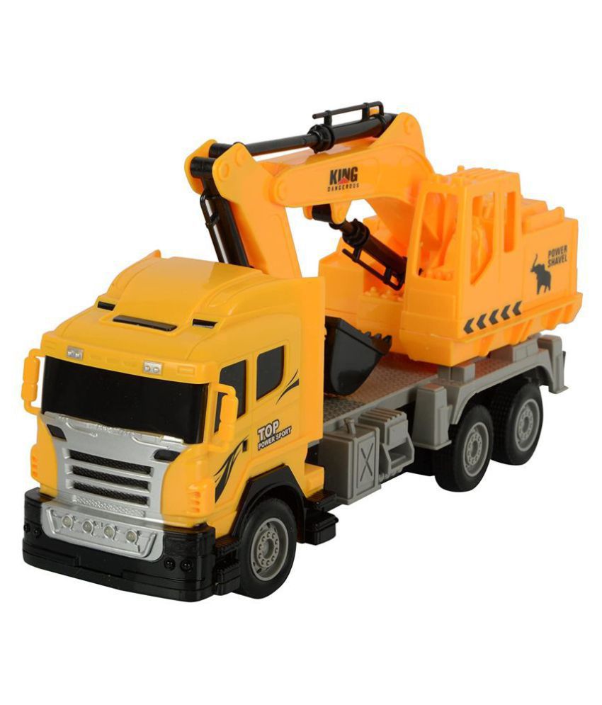 Remote Control Max Truck Bulldozer Yellow Children Excavator Car Toy