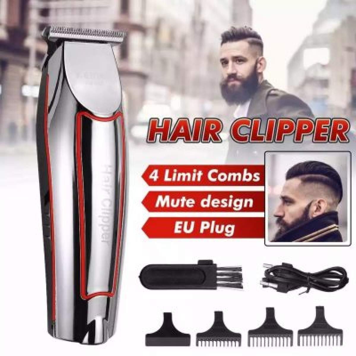 Daling Dl-1047 Professional Cordless Hair Trimmer For Men Electric Hair Clipper