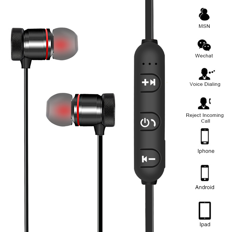 Wireless Bluetooth Headphone With Mic In-Ear Noise Reduction  Sweat-Proof