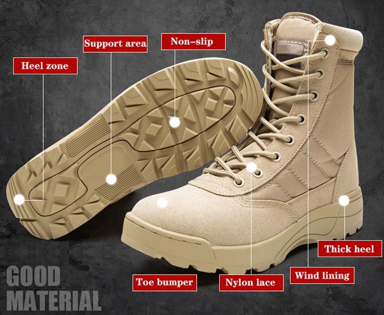 Swat Boots Outdoor Military Breathable Army Desert Hiking Shoes