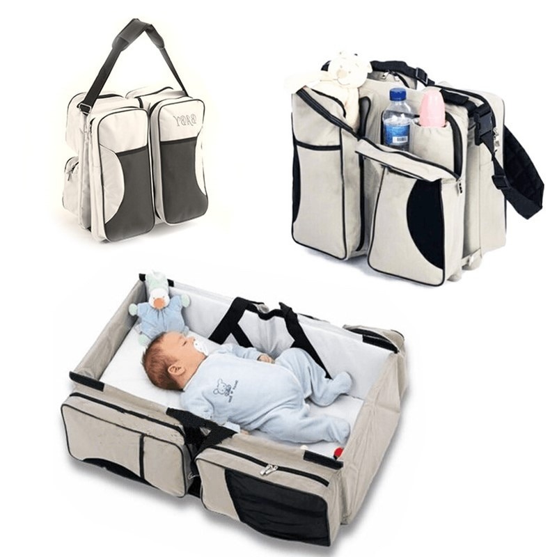 Multi-Function Portable Foldable Baby Travel Bed Crib Mummy Bag Newborns Baby Carry Cot