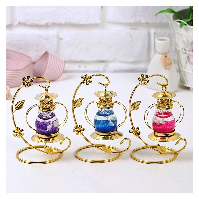 Retro 6 Inch Marine Style Jelly Decorative Candle Scented Wedding Candle Home Decor