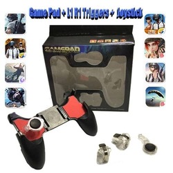 5 In 1 Mobile Phone Joystick For PUBG Free Fire Gamepad Controller Games Grip L1 R1 Triggers