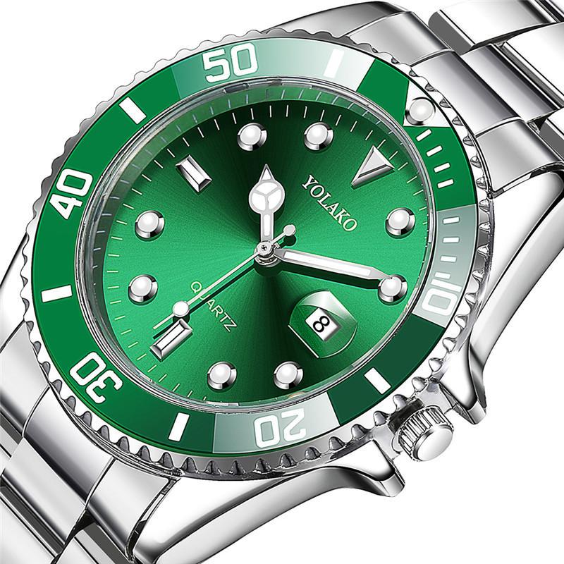 Hot Sales Mens Watches  Wrist Watch Military Stainless Steel Top Brand 2022 Yolako